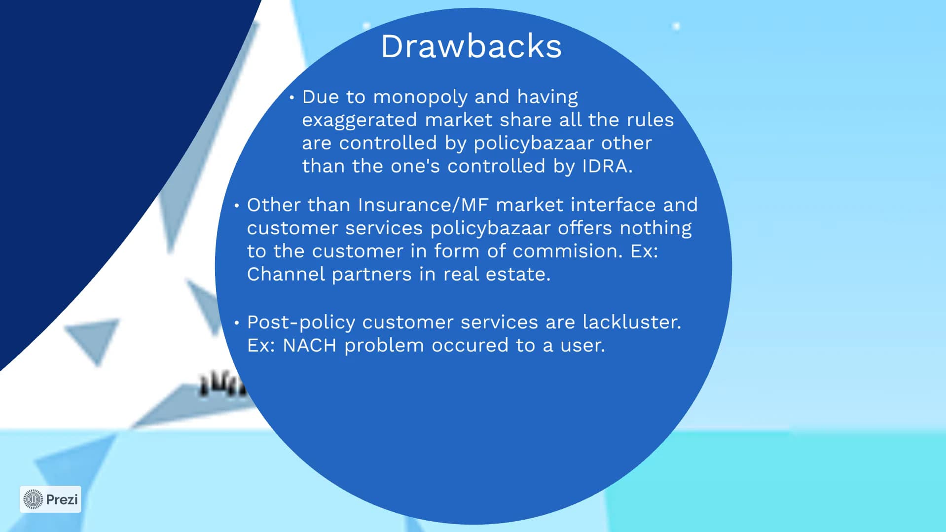 Policybazaar - Current Drawbacks