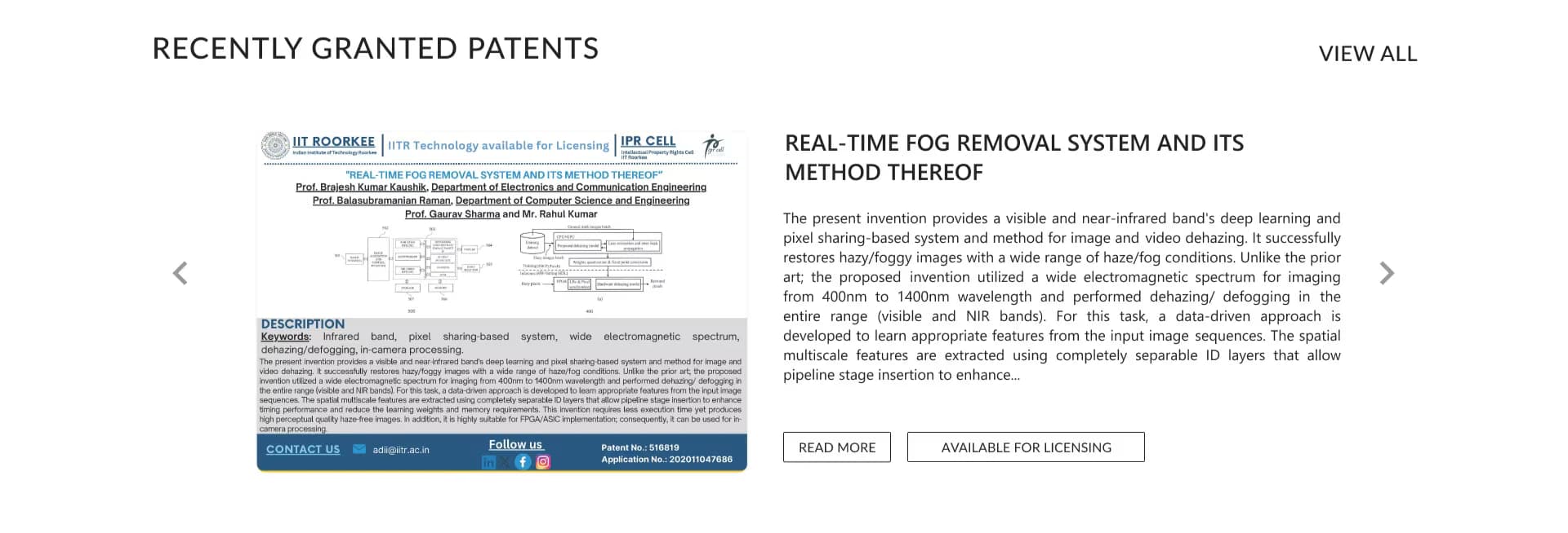 Iitr Website - Landing Page - 3 of 11