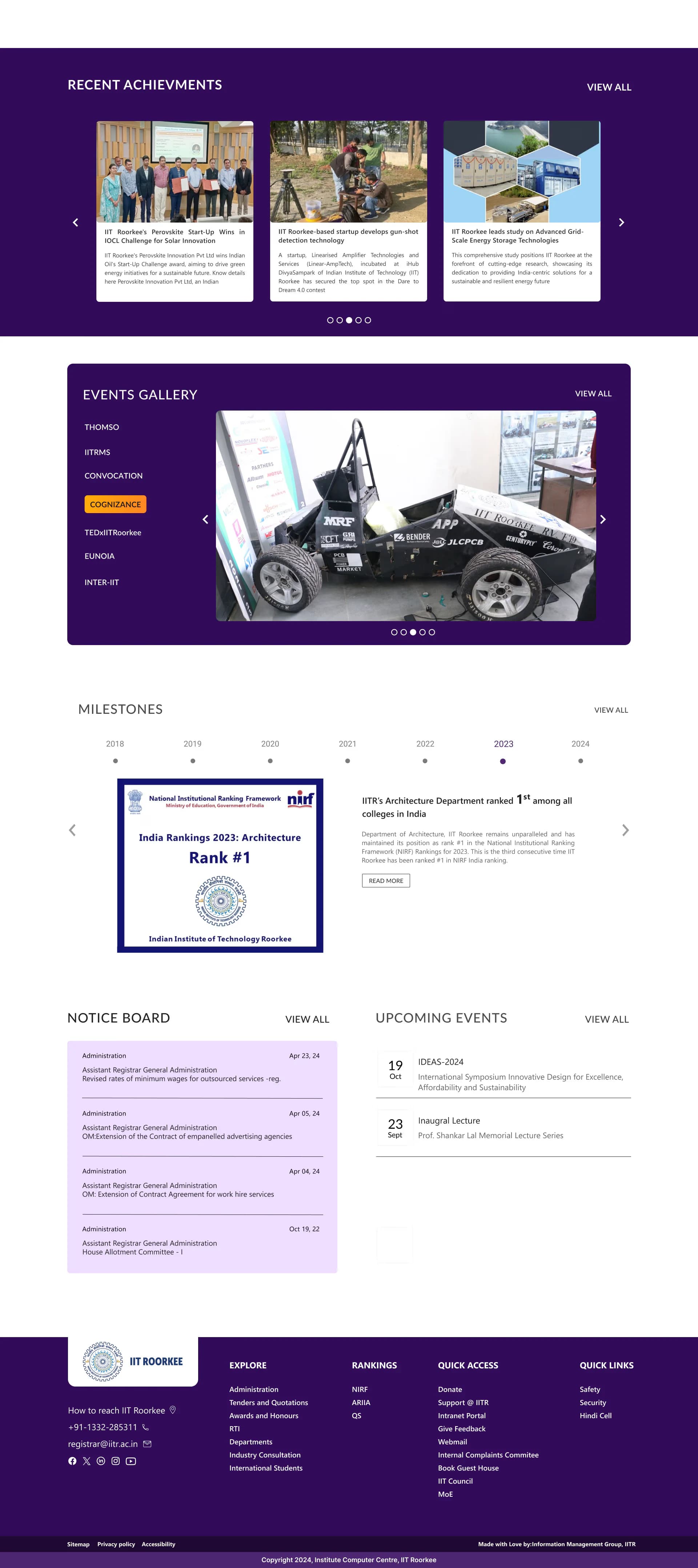 Iitr Website - Landing Page - 5 of 11
