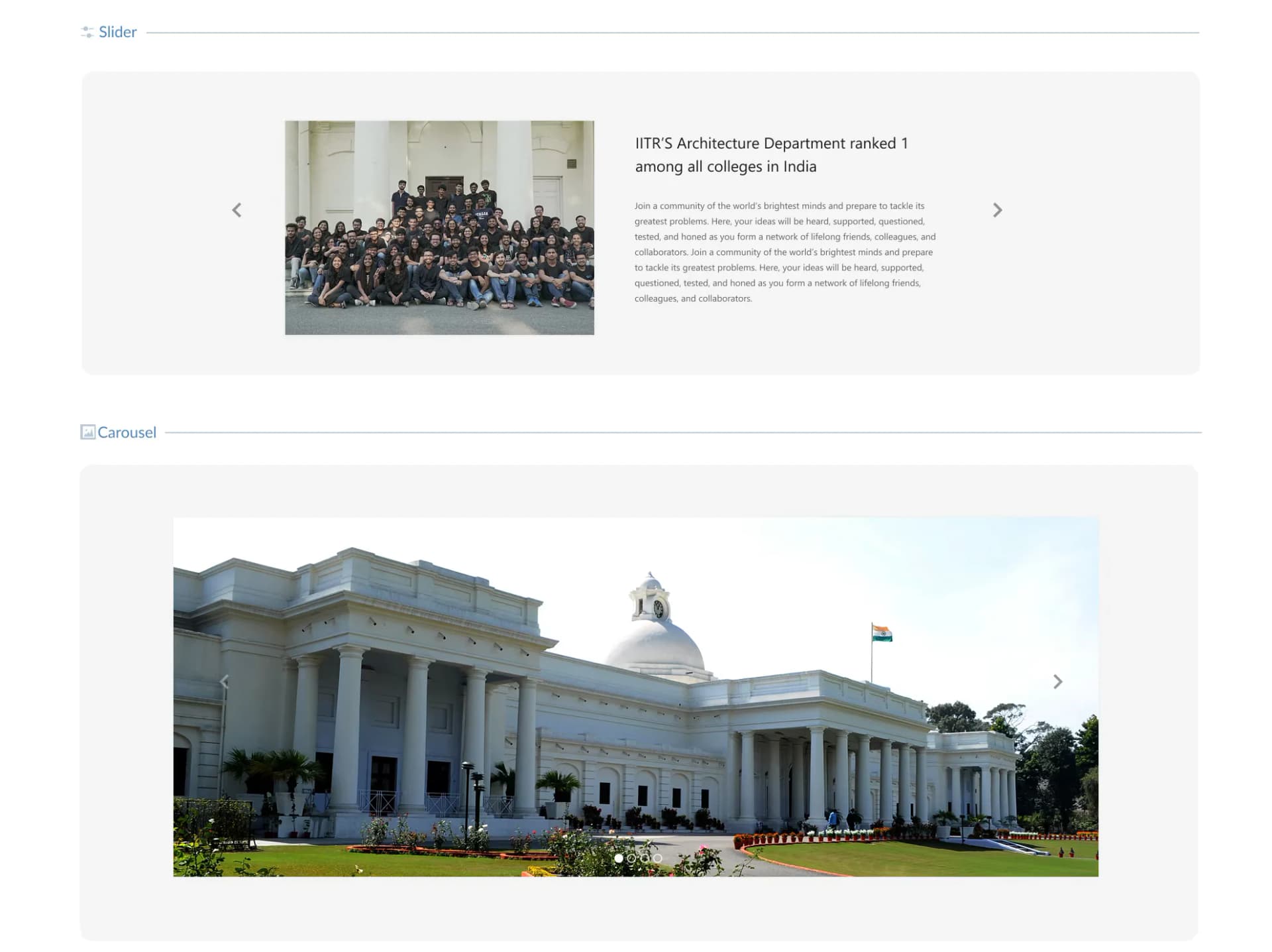 Iitr Website - Design System - 7 of 14