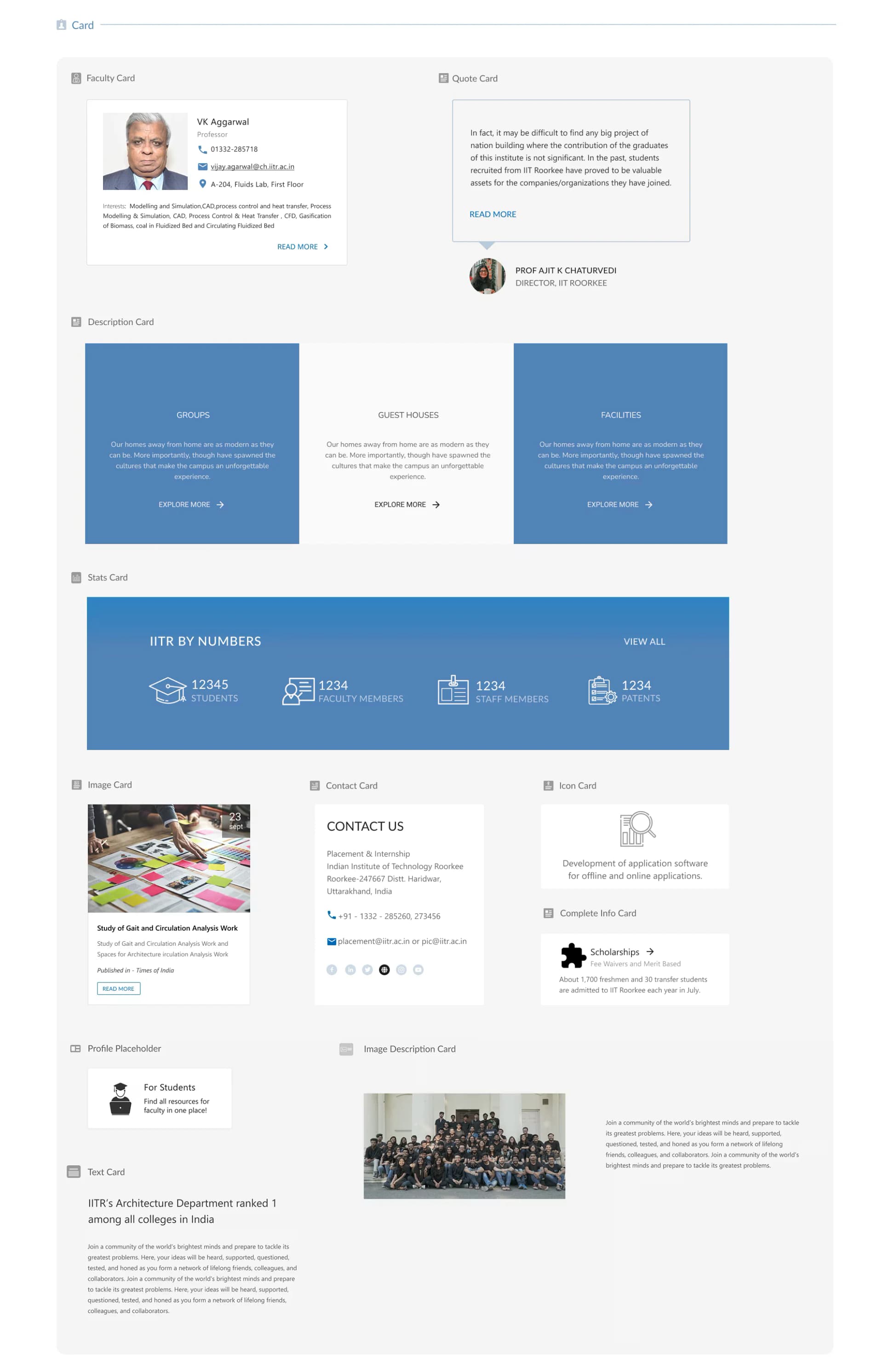 Iitr Website - Design System - 9 of 14