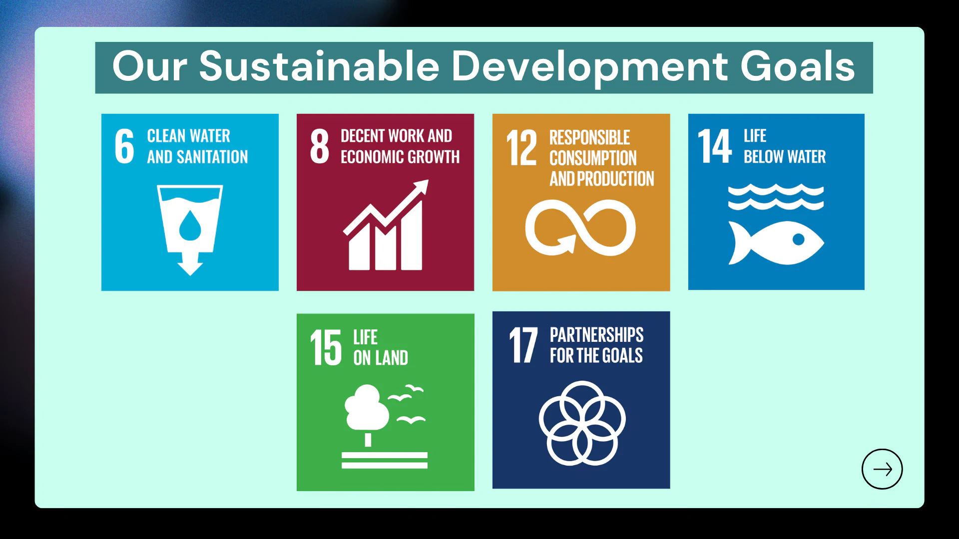 Vevana - USPs, Distribution & SDGs - 3 of 3