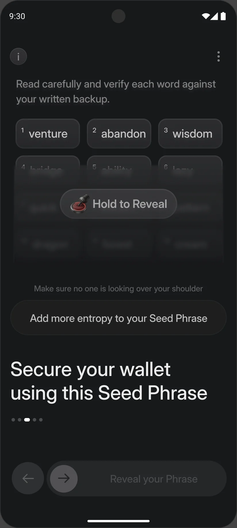 Secured showcase